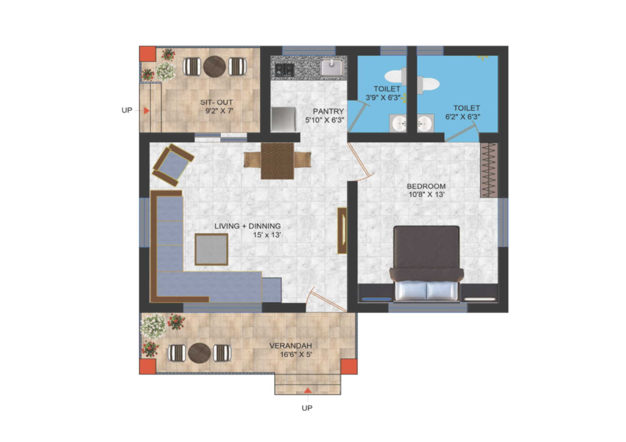 1.5 RK Cottage View